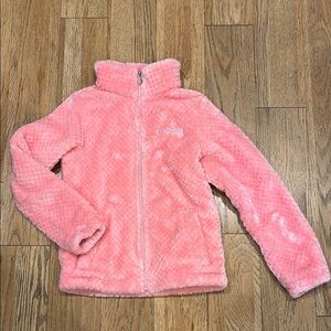 Pink Columbia Fuzzy Zip-Up Jacket